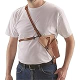Adirondack Leather Military-Style Shoulder Holster, 1911A1 .45/ Beretta 92F 9mm, Right Hand
