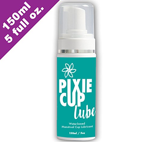 Easiest and Best Way to Insert Your Diva Cup - An Absolute Must For New Menstrual Cup Users - A Water Based and Natural Lubricant (5 Full Ounces)