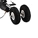 Two Wheeled Shocking Proof Retract Landing Gear Set For 2KG RC Airplane