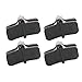 Alomejor 4 Pairs Bicycle Brake Parts Resin Semi Metal Bicycle Disc Brake Pad for Saint M810, M820, ZEE M640thumb 1