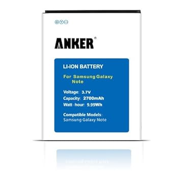 Anker 2700mah Li Ion Battery For Samsung Galaxy Note Amazon In Electronics