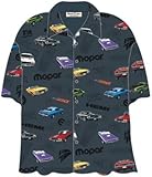 Dodge Challenger Classic Mopar Cars Camp Hawaiian Shirt by David Carey (XL), Online Clothing Store