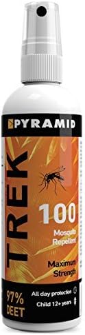 Pyramid Trek 100 (formerly Repel 100) Insect/Mosquito Repellent DEET Spray - 120ml x3 (TRIPLE PACK) by Pyramid Travel Products