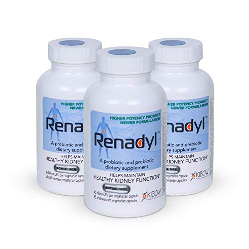 Renadyl™ AllNatural Probiotic Best Kidney Supplement 3 Bottles