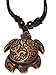 Turtle Necklace Pendant Sea Turtle Necklace Jewelry Turtle Necklace -Turtle Necklace with Coqui Taino and Taino Sun -Sea Turtle Necklace-Turtle Pendant Adjustable Rope