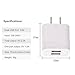 USB Wall Charger,2PC High Speed 2-Port USB Home Travel Charger Plug Power Adapter for iPhone 7/ 7Plus/ 6/ 6s Plus / 5/ 5s/,iPad,Samsung Galaxy,Smartphones,Tablets and More-[2 Pack] White