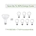 OxyLED BR30 LED Light Bulbs,9W 810LM Soft Warm Light, 120° Beam Angle Wide Flood Light Bulb, 4 packs