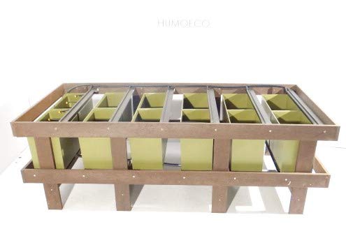 HUERTO Urbano Horizontal (2.05m X 0.90m X 0.70m) de plástico ...