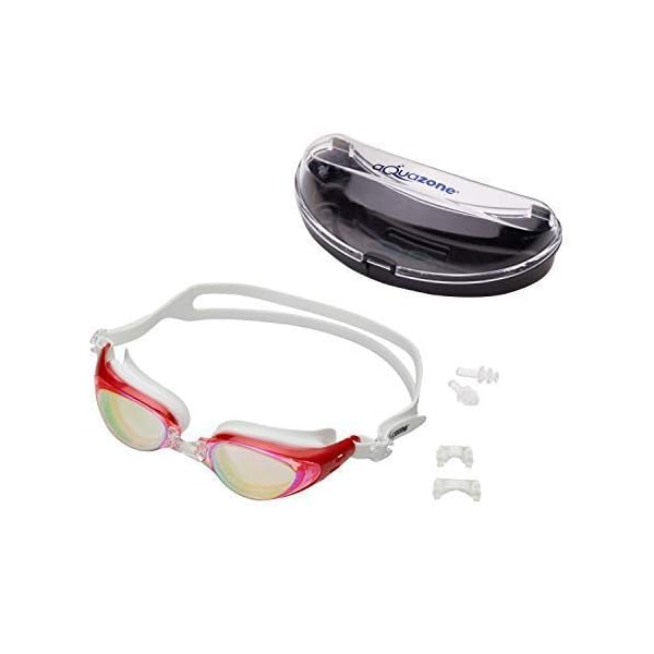 Aquazone Adjustable Swimming Goggles AntiFog Men, Women, Youth Swim