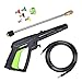 PowRyte Elite 3500 PSI 1.90 GPM Electric Pressure Washer, Electric Power Washer with 5 Quick-Connect Spray Tips (Green)