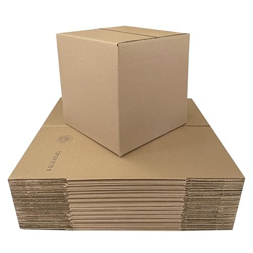 UBMOVE Corrugated Mail And Shipping Packaging Boxes - 25 Pack (12 x 10 x 8 inch…