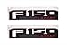2015-2016 Ford F-150 Lariat Red & Black Fender Emblem Nameplate Right & Left OEM
