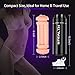 Male Masturbator Cup - CyberSkin Stealth Double Stroker Vagina & Mouth with Adjustable Suction Cup, Realistic Blow Job Deep Throat Stroker Pocket Pussy Adult Sex Toys Removable for Male Masturbation