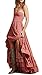 R.Vivimos Womens Summer Boho Sexy Backless Long Dresses (X-Large, Pink)
