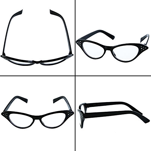 3 Aneco+Chiffon+Glasses+Headband+Earrings