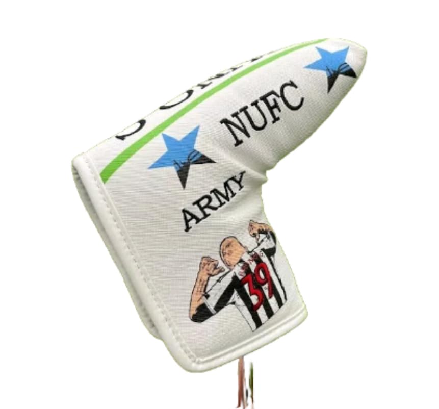 Newcastle Bruno Guimaraes (no 39) Golf Blade Putter Cover with Magnetic Fashener