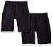 Gerber Graduates Toddler Boys' 2 Pack French Terry Short, Black, 3T