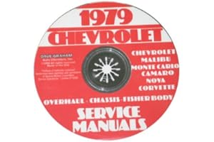 CORVETTE CENTRAL 1979 Corvette Shop and Service Manual on CD