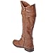Brinley Co. Womens Regular and Wide-Calf Buckle-Strap Knee-High Riding Boot