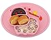 Baby Silicone Placemat, Non-Slip Feeding Plate for Toddlers Babies Kids with Strong Suction Fits Most Highchair Trays BPA-Free FDA Approved, Dishwasher and Microwave Safe