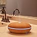 Quamii Aromatherapy Essential Oil Diffuser - 400ml Ultrasonic Cool Mist Aroma Humidifier with 7 Color Changing LED Lights, Adjustable Mist Mode and Waterless Auto Shut-Off (Light Bamboo Woodgrain)