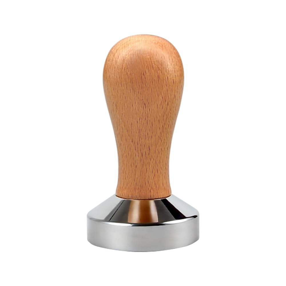 Photo 1 of 51mm Espresso Tamper, Coffee Tamper, 51mm Tamper with Wooden Handle, Espresso Accessories for Barista, Cafe, Coffee Grounds