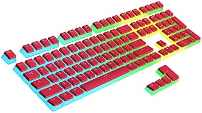 Pudding Keybacks Ranked PBT Pudding Keys Set | 112 Translucent Double Shot Keys for ANSI ...