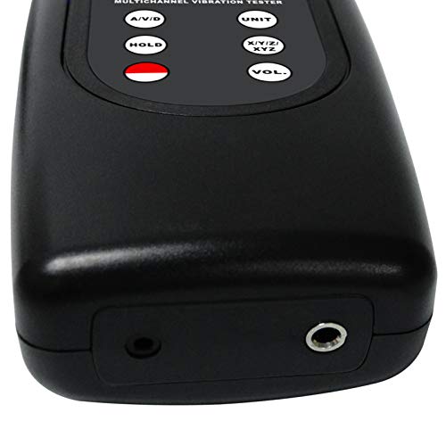Digital Vibration Meter Piezoelectric Sensor 10Hz~10kHz Frequency, Acceleration Displacement Measurement Gauge for Analyzing The Imbalance and Deflecting of Moving Machinery - Thumbnail 7