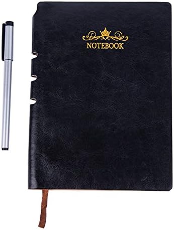 Notebooks and Journals for write in Paper A5 with Pen Notepads (black)