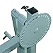 Soozier Adjustable Leg Curl Machine - White/Black