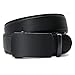 West Leathers Men's Belt, Slide Ratchet Belt for Men with Genuine Leather 1 3/8,Trim to Fit