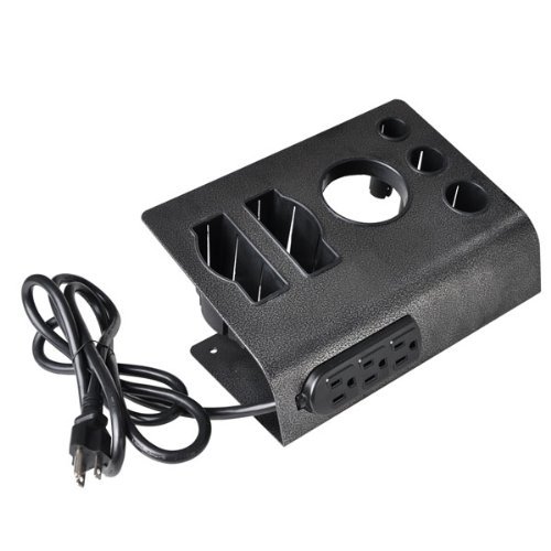 Professional Salon Electrical Appliance Curling Flat Iron Hair Dryer Blower Holder with 3 Power Plug Socket