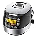 Elechomes LED Touch Control Rice Cooker, 16-in-1 Multi-function Cooker, 10-Cups Uncooked Warmer Cooker with Steam & Rinse Basket, CR502
