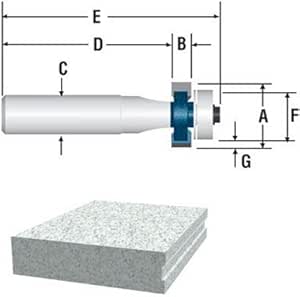 Freud 85-027 1/16\" Depth Inlay Bit