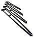30 Inch Flat Hairpin Legs (4 Pcs) Black Satin Finish Rust Free For Diy Projects Best Seller Legs