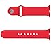 Piwjo Silicone Apple Watch Band and Replacement Iwatch Bands Series 1,Series 2,Series 3 (38mm S/M, Red)