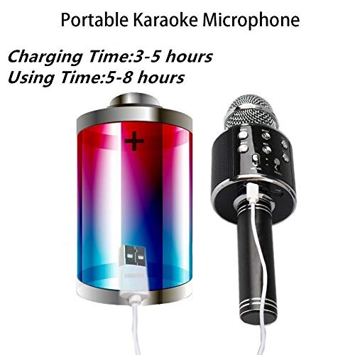 3 Karaoke+Microphone+Wireless+Bluetooth+Speaker
