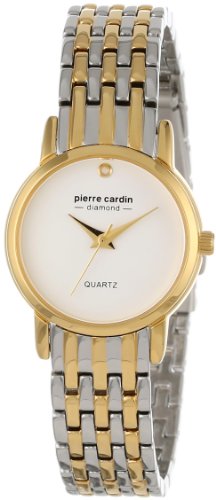 Pierre Cardin Womens Pc900922001 Classic Analog Diamond Accents