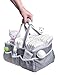 Wallaby Diaper Caddy Organizer Portable Storage Bin for Diapers, Wipes, Baby Bottles and more. Great for Home, Car, Travel or a Baby Shower Gift.
