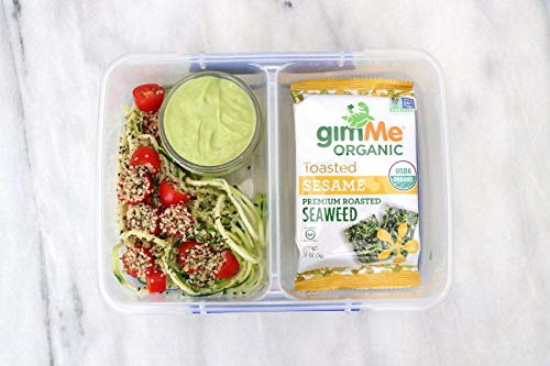 GIMME ORGANIC TOASTED SESAME SEAWEED SNACK, 0.35 OZ