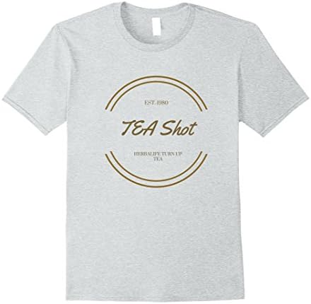 Mens Herbalife Tea Shot Turn Up Medium Heather Grey