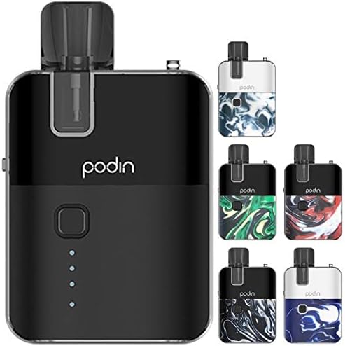 Innokin Podin Pod Mod | 800 mAh Integrated Battery and 2 ml Atomizer | Electronic Cigarette (Product Without Nicotine) Compatta White Marble