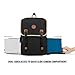DSLR Camera Backpack by GOgroove (Mid-Volume Black) with Interior Tablet Sleeve, Dual-Side Quick Camera Access, Phone Storage and Dual Accessory Areas for Canon, Nikon, Olympus and More