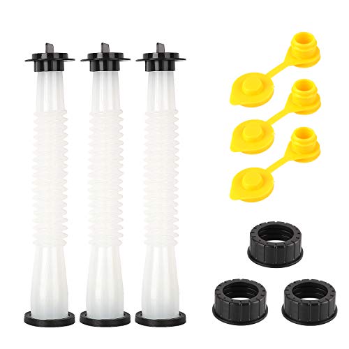 JUFOSIEN Universal Gas Can Spout Replacement Kit, Fits Most Cans, Blitz