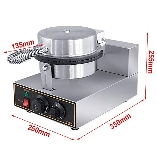 WINUS 110V Electric Ice Cream Waffle Maker Commercial Stainless Nonstick Ice Cream Waffle Cone Maker Baker Machine for Restaurant Bakeries US Stock - Thumbnail 4