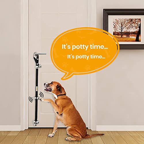 PAWBEE Dog Bell for Door Potty Training Set of 2 Adjustable Dog
