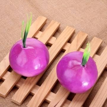 UR Home Decor 5Pcs Artificial Onion Vegetables Mould Home Decoration Fruits Learning Props