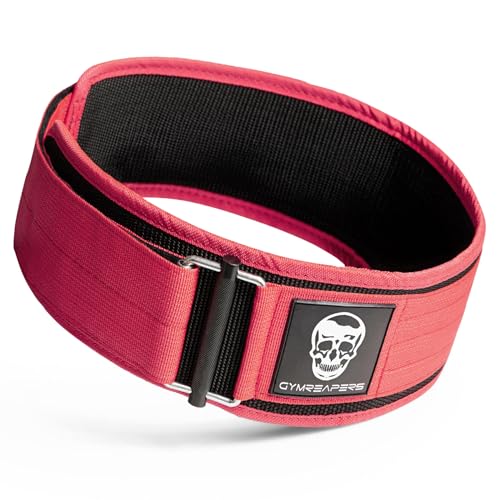 Gymreapers Schnellverriegelnder Gewichthebergürtel für Herren, Fitnessgürtel für Powerlifting, Kreuzheben, Gürtel mit 10,2 cm Neopren-Metallschnalle,