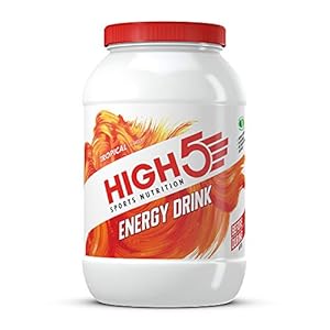 HIGH5 Energy Hydration Drink Refreshing Mix of Carbohydrates and Electrolytes Vegan Friendly (Tropical, 2.2kg)