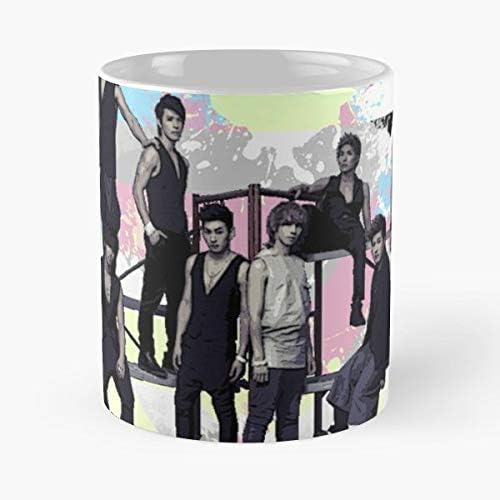 Super Junior Leeteuk Heechul Yesung - Morning Coffee Mug Ceramic Novelty Holiday 11 Oz